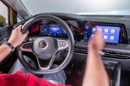 VW Golf 8, Cockpit, Infotainment, Bedienkonzept