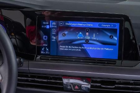 VW Golf 8, Cockpit, Infotainment, Bedienkonzept