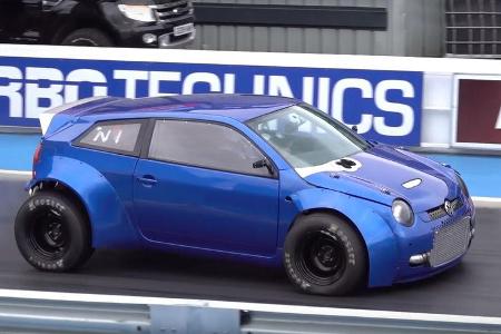 VW Lupo 1800 PS Tuning Drag Race