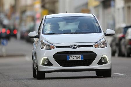Hyundai I10 Blue 1.0, Frontansicht