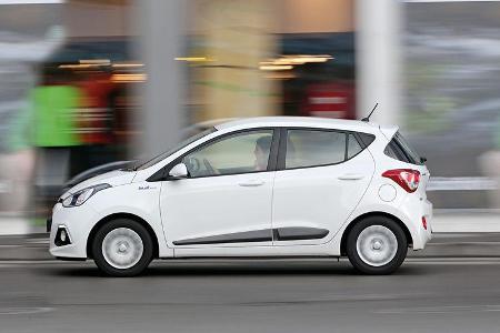 Hyundai I10 Blue 1.0, Seitenansicht