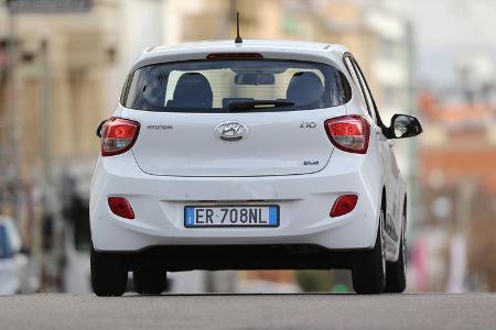Hyundai I10 Blue 1.0, Heckansicht