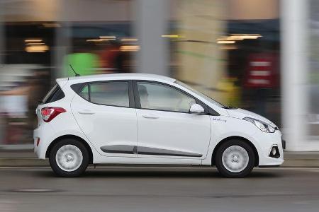 Hyundai I10 Blue 1.0, Seitenansicht