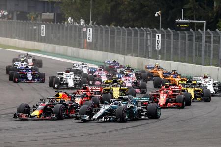 Start - Formel 1 - GP Mexiko 2018