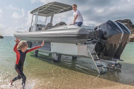 10/2019, Iguana X100 Boot mit Kettenantrieb