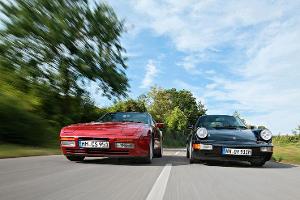 Porsche 911 Carrera 2 und 944 Turbo S im Vergleich