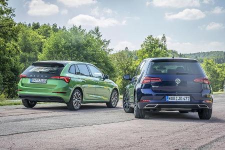 Skoda Scala 1.5 TSI, VW Golf 1.5 TSI, Exterieur
