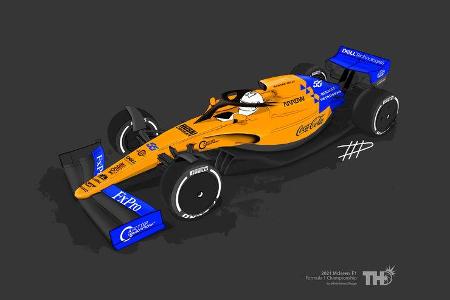 McLaren - F1-Concept 2021 - Livery by Tim Holmes