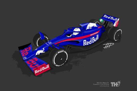 Toro Rosso - F1-Concept 2021 - Livery by Tim Holmes