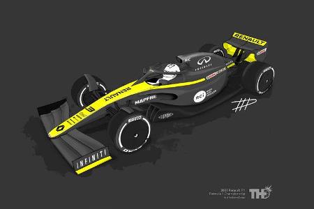 Renault - F1-Concept 2021 - Livery by Tim Holmes
