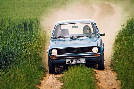 VW Golf I LS (1974) erster Test auto motor und sport 16/1974