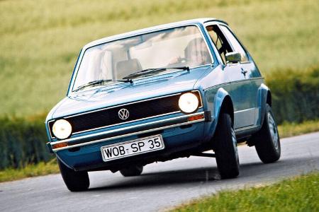 VW Golf I LS (1974) erster Test auto motor und sport 16/1974