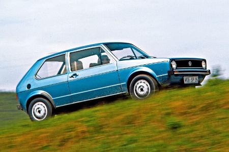 VW Golf I LS (1974) erster Test auto motor und sport 16/1974