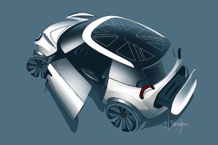 Mini Rocketman Concept, Sketch, Designzeichnung