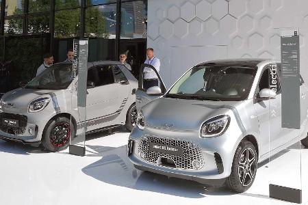 IAA 2019 - Elektroautos: Smart Fortwo/Forfour EQ