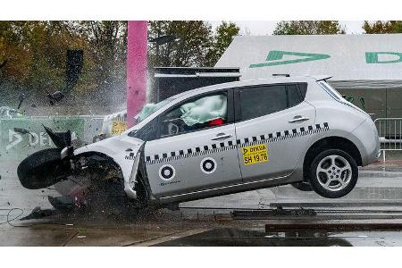 11/2019, Dekra Elektroauto-Crashtest Nissan Leaf