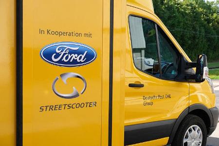 Streetscooter Post Elektrolieferwagen Ford Transit