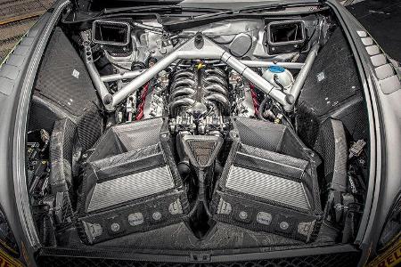 Bentley Continental GT3, Motorraum