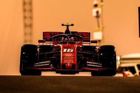 Charles Leclerc - Ferrari - GP Abu Dhabi - Formel 1 - Samtag - 30.11.2019