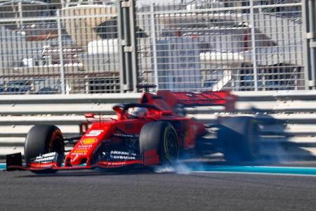 Sebastian Vettel - Ferrari - GP Abu Dhabi - Formel 1 - Freitag - 29.11.2019