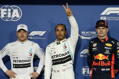 Bottas - Hamilton - Verstappen - GP Abu Dhabi - Formel 1 - Samtag - 30.11.2019