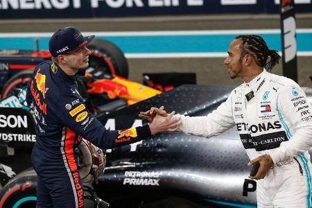 Max Verstappen - Lewis Hamilton - GP Abu Dhabi 2019