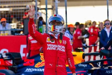 Sebastian Vettel - Ferrari - Formel 1 - GP USA - Austin - 2. November 2019