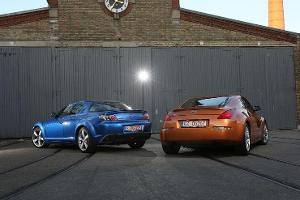 Mazda RX-8 und Nissan 350Z