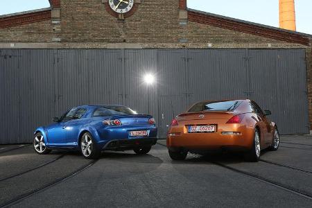 Nissan 350Z, Mazda RX-8, Exterieur