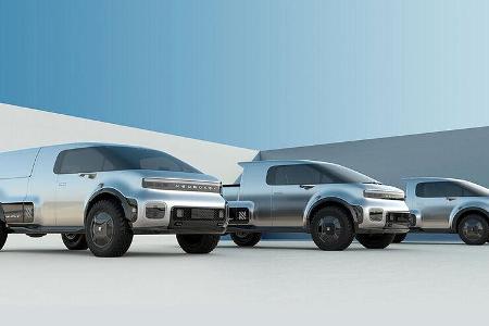 11/2019, Neuron EV Pickup und Transporter mit Elektroantrieb