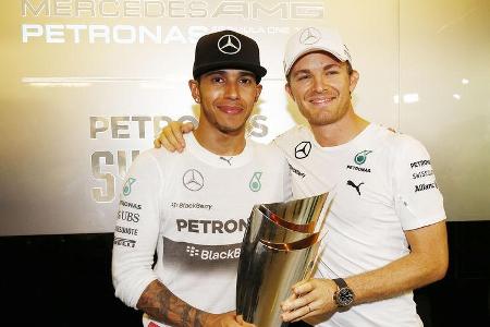 Lewis Hamilton - Nico Rosberg - Mercedes - GP Abu Dhabi 2016