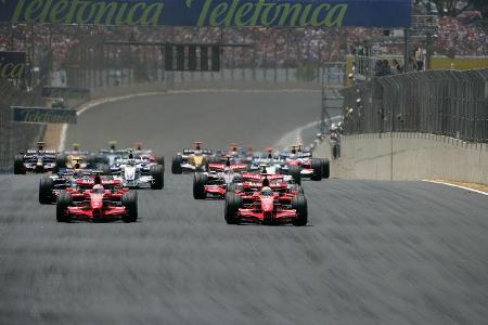 Kimi Räikkönen - Felipe Massa - Ferrari - GP Brasilien 2007