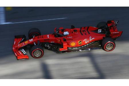 Sebastian Vettel - Ferrari - Formel 1 - GP Brasilien - Sao Paulo - 16. November 2019