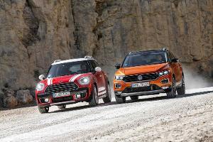VW T-Roc 2.0 TDI 4Motion, Mini Countryman Cooper D All4