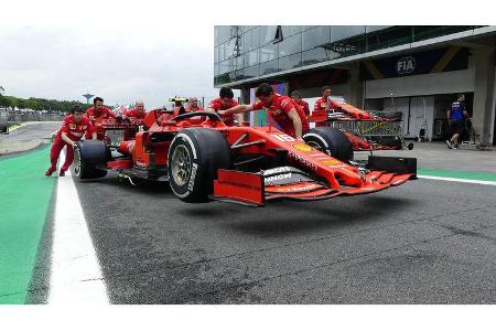 Ferrari - Formel 1 - GP Brasilien - Sao Paulo - 14. November 2019