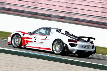 Porsche 918 Spyder, Heckansicht