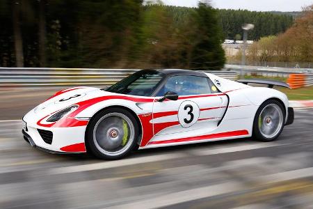 Porsche 918 Spyder, Seitenansicht