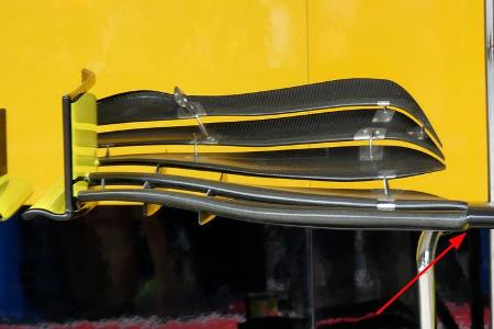 Renault - F1-Technik 2019 - Frontflügel