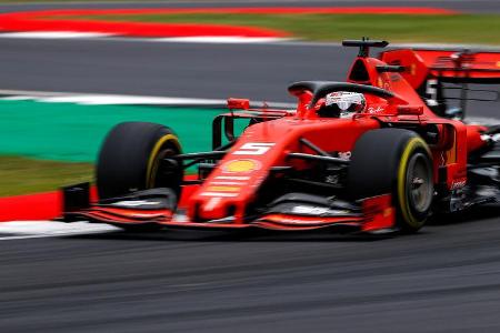 Sebastian Vettel - Ferrari - GP England - Silverstone - Samstag - 13.7.2019