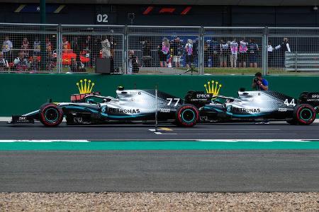 Bottas - Hamilton - Mercedes - GP England - Silverstone - Samstag - 13.7.2019