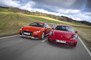 Porsche 718 Cayman GTS trifft auf Audi TT RS