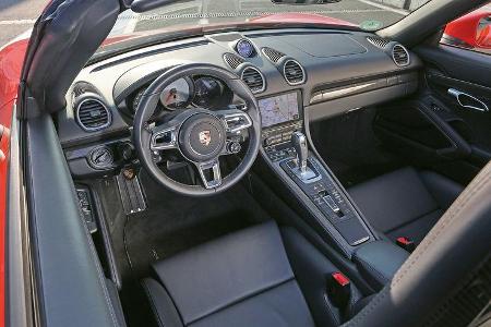 Porsche 718 Boxster S, Cockpit