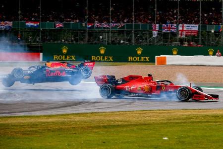 Vettel - Verstappen - GP England 2019 - Silverstone - Rennen