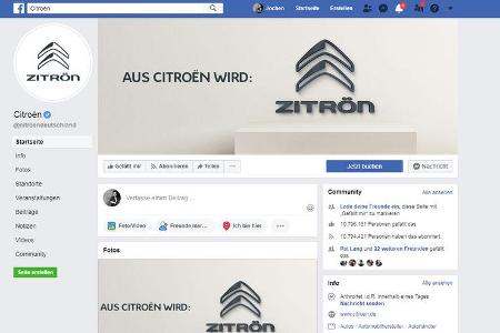Aus Citroen wird Zitrön