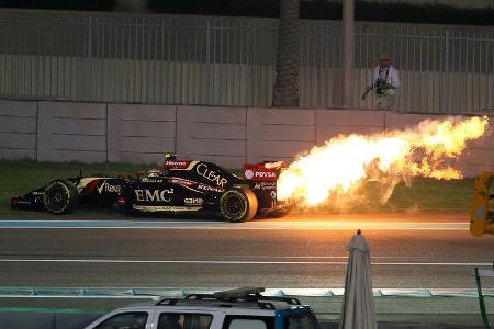 Pastor Maldonado - Lotus - GP Abu Dhabi 2014