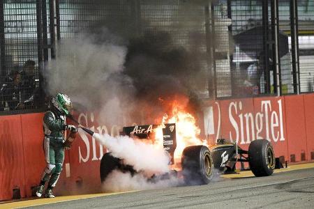 Lotus in Flammen