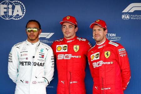 Hamilton - Leclerc - Vettel - GP Russland 2019 - Sotschi - Qualifying