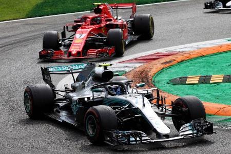 Valtteri Bottas - Mercedes - Kimi Räikkönen - Ferrari - Formel 1 - GP Italien - 02. September 2018