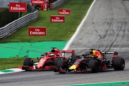 Sebastian Vettel - Max Verstappen - Formel 1 - GP Italien - 02. September 2018
