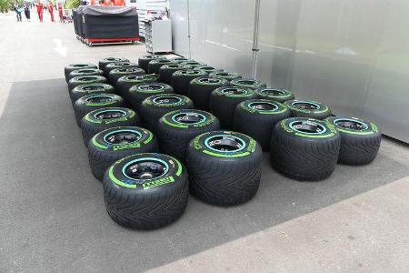 Mercedes - Reifen - GP Singapur - Formel 1 - Donnerstag - 19.9.2019